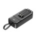 Power Bank Aspor A317 30000mAh (22.5W/PD) + cable USB/Lightning/Type-C- чорний