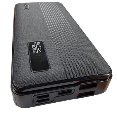 Power Bank Aspor A399 PD 20000mAh (QC3.0 / 74Wh)- чорний Power Bank Aspor A399 PD 20000mAh (QC3.0 / 74Wh)- чорний