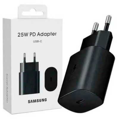 Мережевий зарядний пристрій Samsung (EP-TA800) USB-C 25W PD- чорний Мережевий зарядний пристрій Samsung (EP-TA800) USB-C 25W PD- чорний