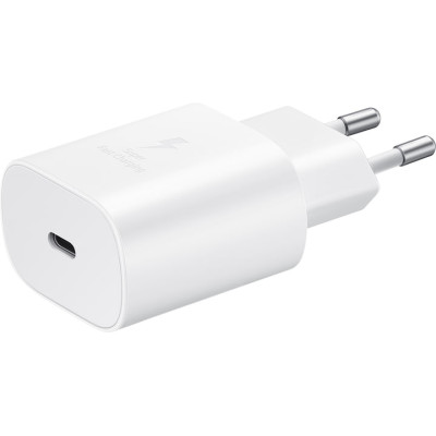 Мережевий зарядний пристрій Samsung (EP-TA800) USB-C 25W PD- білий Мережевий зарядний пристрій Samsung (EP-TA800) USB-C 25W PD- білий
