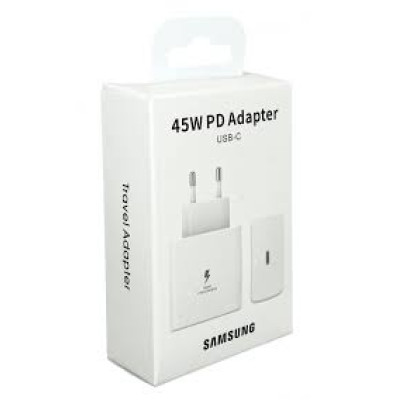 Мережевий зарядний пристрій Samsung (EP-TA845) USB-C 45W PD- білий
