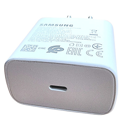 Мережевий зарядний пристрій Samsung (EP-TA845) USB-C 45W PD- білий