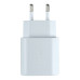 Мережевий зарядний пристрій Samsung (EP-TA800) USB-C 25W PD + кабель Type-C to Type-C- білий
