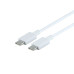 Мережевий зарядний пристрій Samsung (EP-TA800) USB-C 25W PD + кабель Type-C to Type-C- білий