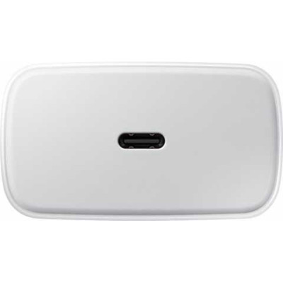 Мережевий зарядний пристрій Samsung (EP-TA845) USB-C 45W PD + кабель Type-C to Type-C- білий