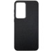 Накладка (з мікрофіброю) Leather Case Metal Buttons для Samsung A06- чорний
