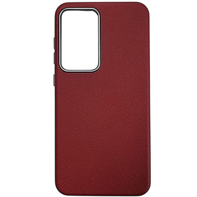 Накладка (з мікрофіброю) Leather Case Metal Buttons для Samsung A06- марсала Накладка (з мікрофіброю) Leather Case Metal Buttons для Samsung A06- марсала