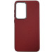 Накладка (з мікрофіброю) Leather Case Metal Buttons для Samsung A06- марсала