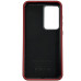 Накладка (з мікрофіброю) Leather Case Metal Buttons для Samsung A06- марсала