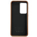 Накладка (з мікрофіброю) Leather Case Metal Buttons для Samsung A16 4G/5G- коричневий