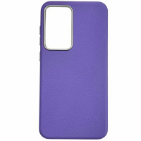 Накладка (з мікрофіброю) Leather Case Metal Buttons для Samsung A35- бузковий Накладка (з мікрофіброю) Leather Case Metal Buttons для Samsung A35- бузковий