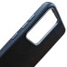 Накладка (з мікрофіброю) Leather Case Metal Buttons для Samsung S24 FE- чорний