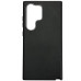 Накладка (з мікрофіброю) Leather Case Metal Buttons для Samsung S24 Ultra- чорний