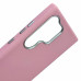 Накладка (з мікрофіброю) Leather Case Metal Buttons для Samsung S24 Ultra- світло-рожевий Накладка (з мікрофіброю) Leather Case Metal Buttons для Samsung S24 Ultra- світло-рожевий