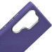 Накладка (з мікрофіброю) Leather Case Metal Buttons для Samsung S24 Ultra- бузковий Накладка (з мікрофіброю) Leather Case Metal Buttons для Samsung S24 Ultra- бузковий