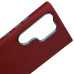 Накладка (з мікрофіброю) Leather Case Metal Buttons для Samsung S24 Ultra- марсала Накладка (з мікрофіброю) Leather Case Metal Buttons для Samsung S24 Ultra- марсала