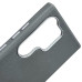 Накладка (з мікрофіброю) Leather Case Metal Buttons для Samsung S24 Ultra- сірий Накладка (з мікрофіброю) Leather Case Metal Buttons для Samsung S24 Ultra- сірий