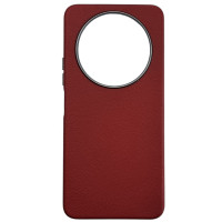 Накладка (з мікрофіброю) Leather Case Metal Buttons для Xiaomi Redmi A3- марсала Накладка (з мікрофіброю) Leather Case Metal Buttons для Xiaomi Redmi A3- марсала