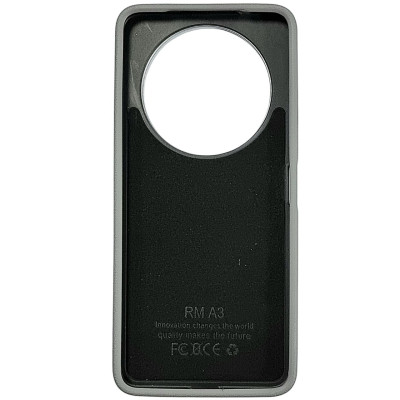 Накладка (з мікрофіброю) Leather Case Metal Buttons для Xiaomi Redmi A3- сірий Накладка (з мікрофіброю) Leather Case Metal Buttons для Xiaomi Redmi A3- сірий