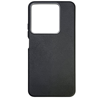 Накладка (з мікрофіброю) Leather Case Metal Buttons для Xiaomi Redmi Note 13 4G- чорний Накладка (з мікрофіброю) Leather Case Metal Buttons для Xiaomi Redmi Note 13 4G- чорний