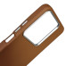 Накладка (з мікрофіброю) Leather Case Metal Buttons для Xiaomi Redmi Note 13 4G- коричневий Накладка (з мікрофіброю) Leather Case Metal Buttons для Xiaomi Redmi Note 13 4G- коричневий