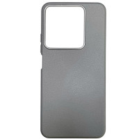 Накладка (з мікрофіброю) Leather Case Metal Buttons для Xiaomi Redmi Note 13 4G- сірий