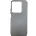 Накладка (з мікрофіброю) Leather Case Metal Buttons для Xiaomi Redmi Note 13 4G- сірий