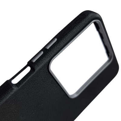 Накладка (з мікрофіброю) Leather Case Metal Buttons для Xiaomi Redmi Note 13 Pro 4G / Poco M6 Pro 4G / Redmi Note 14s- чорний Накладка (з мікрофіброю) Leather Case Metal Buttons для Xiaomi Redmi Note 13 Pro 4G / Poco M6 Pro 4G / Redmi Note 14s- чорний