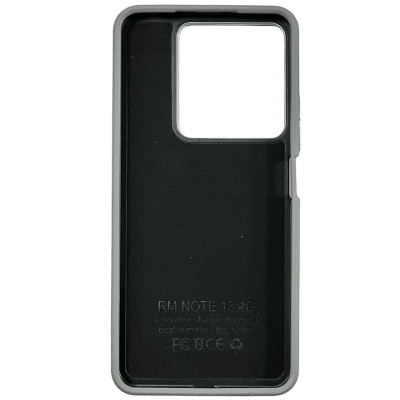 Накладка (з мікрофіброю) Leather Case Metal Buttons для Xiaomi Redmi Note 13 Pro 4G / Poco M6 Pro 4G / Redmi Note 14s- сірий Накладка (з мікрофіброю) Leather Case Metal Buttons для Xiaomi Redmi Note 13 Pro 4G / Poco M6 Pro 4G / Redmi Note 14s- сірий