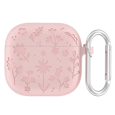 Чохол Flower case для AirPods 4- рожевий Чохол Flower case для AirPods 4- рожевий