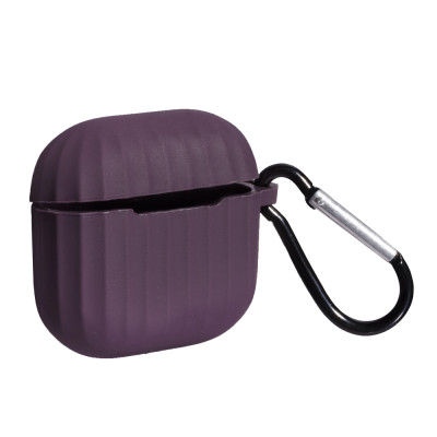 Чохол Line case для AirPods 4- сливовий Чохол Line case для AirPods 4- сливовий
