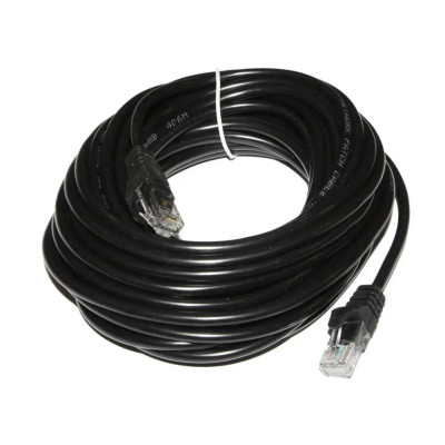 LAN кабель для інтернету CAT5 мідь (50м)- чорний LAN кабель для інтернету CAT5 мідь (50м)- чорний