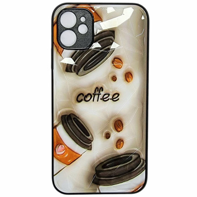 Накладка Prisma Plushie для iPhone 12- кава Накладка Prisma Plushie для iPhone 12- кава
