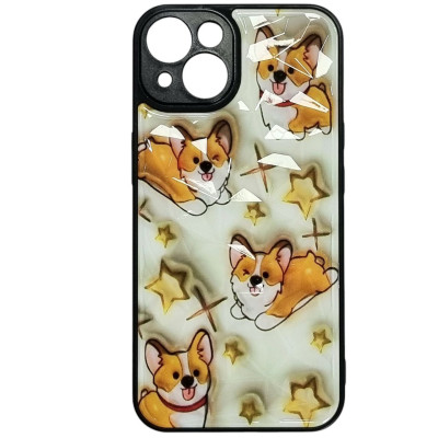 Накладка Prisma Plushie для iPhone 13- коргі Накладка Prisma Plushie для iPhone 13- коргі