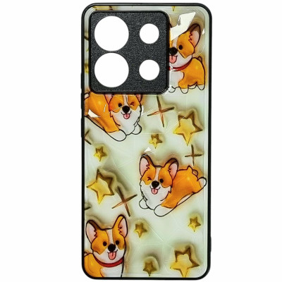 Накладка Prisma Plushie для Xiaomi Redmi Note 13 Pro 5G / Poco X6- коргі Накладка Prisma Plushie для Xiaomi Redmi Note 13 Pro 5G / Poco X6- коргі