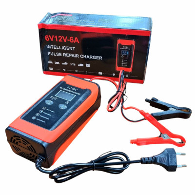 Зарядний пристрій 6V12V-6A Pulse repair charger Зарядний пристрій 6V12V-6A Pulse repair charger