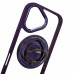 Накладка TPU+PC Metal Ring with Magnetic для iPhone 16 Plus- фіолетовий Накладка TPU+PC Metal Ring with Magnetic для iPhone 16 Plus- фіолетовий