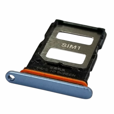 SIM лоток для Xiaomi Redmi Note 13 Pro Plus Light Blue