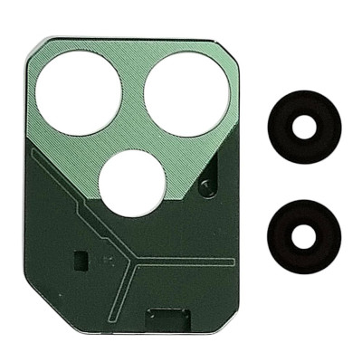 Скло камери для Tecno Pova 6 (з рамкою) Green Скло камери для Tecno Pova 6 (з рамкою) Green