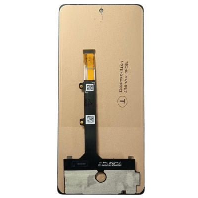 Дисплей для мобільного телефона Tecno Pova 6 з тачскріном Black
