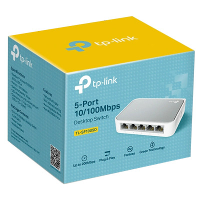 Комутатор локальної мережі (Switch) tp-link TL-SF1005D 5-Port Комутатор локальної мережі (Switch) tp-link TL-SF1005D 5-Port
