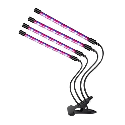 Фітолампа 4 LED на прищіпці Фітолампа 4 LED на прищіпці