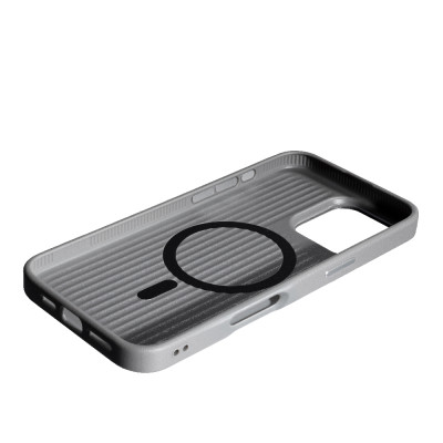 Накладка Carbon with Magnetic для iPhone 14 Pro- сірий Накладка Carbon with Magnetic для iPhone 14 Pro- сірий