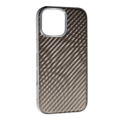 Накладка Carbon with Magnetic для iPhone 16 Pro Max- сірий Накладка Carbon with Magnetic для iPhone 16 Pro Max- сірий