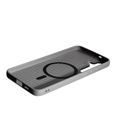 Накладка Carbon with Magnetic для Samsung S24- сірий Накладка Carbon with Magnetic для Samsung S24- сірий