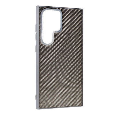 Накладка Carbon with Magnetic для Samsung S24 Ultra- сірий Накладка Carbon with Magnetic для Samsung S24 Ultra- сірий