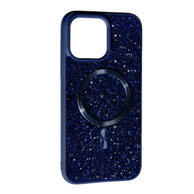 Накладка Diamond with Magnetic для iPhone 13 Pro Max- темно-синій Накладка Diamond with Magnetic для iPhone 13 Pro Max- темно-синій