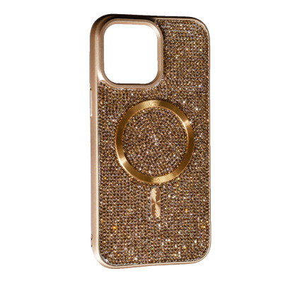 Накладка Diamond with Magnetic для iPhone 13 Pro Max- золотий Накладка Diamond with Magnetic для iPhone 13 Pro Max- золотий