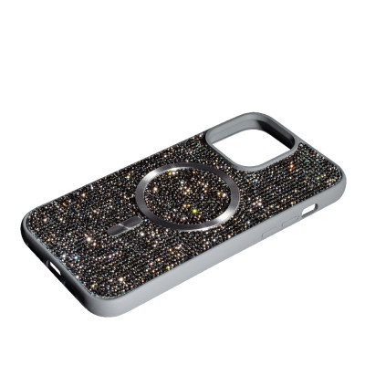Накладка Diamond with Magnetic для iPhone 13 Pro Max- сірий Накладка Diamond with Magnetic для iPhone 13 Pro Max- сірий