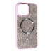 Накладка Diamond with Magnetic для iPhone 13 Pro Max- рожевий